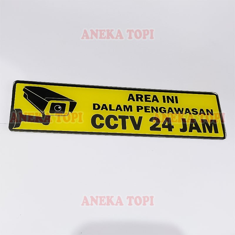 

Papan Sign CCTV Papan Pemberitahuan Area Dalam Pengawasan CCTV - Aneka Topi