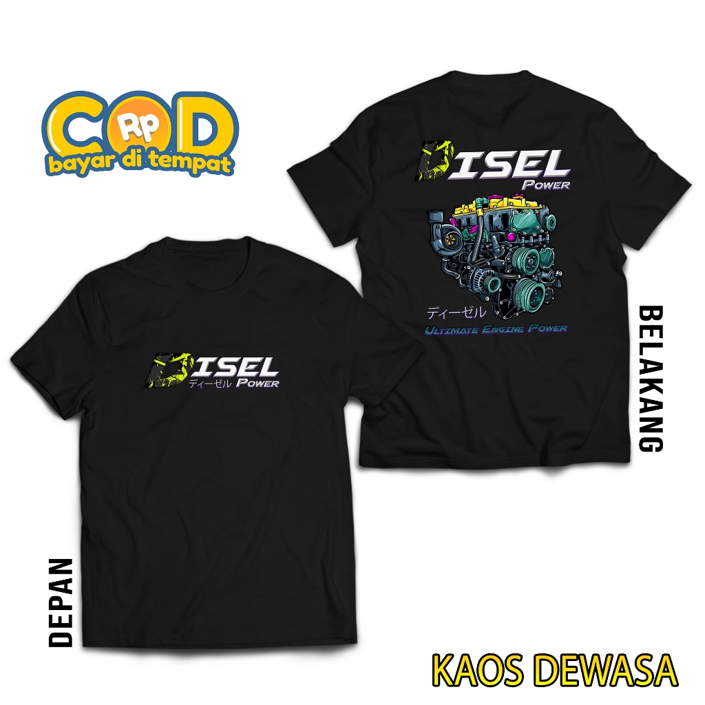 HOSINSHOP - KAOS DEWASA - KAOS SABLON PRINT TIDER DRIVER BIKER - KAOS MOTOR - KAOS RACING - KAOS MES