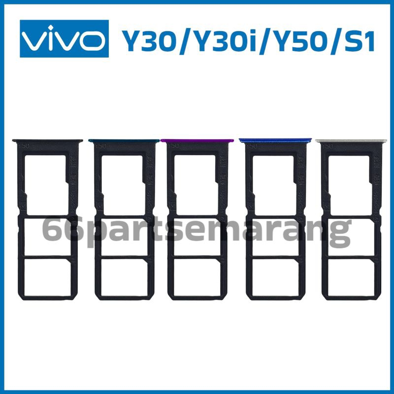 Simtray Simlock Tempat Simcard Vivo Y30 / Y30i / Y50 Copotan Cabutan Bekas