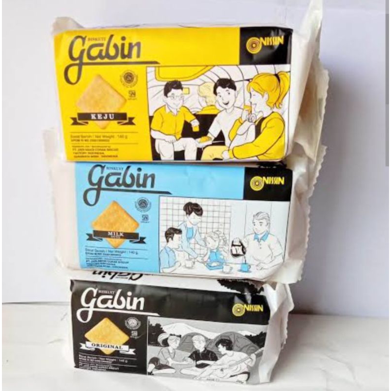 

nissin gabin biscuit ukuran 140 gr