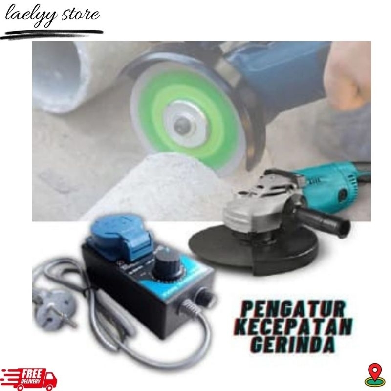 Dimmer 2000w pengatur kecepatan bor gerinda mesin dinamo dimmer 2000 wat dimmer AC 2000w