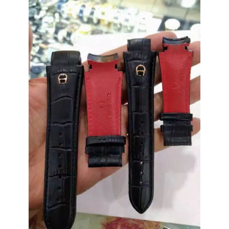 TALI KULIT AIGNER PALERMO - TALI KULIT JAM TANGAN AIGNER PALERMO - AIGNER PALERMO