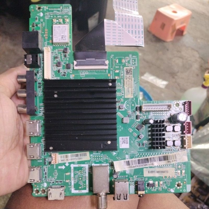 MB MAINBOARD MESIN TV AQUA LE 50AQT6700UG 50AQT6700 UG 58AQT6600 58AQAQT6700