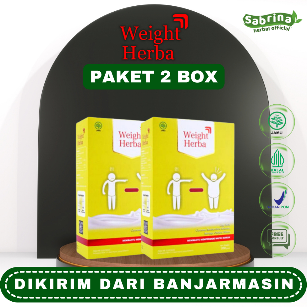 

Paket 2 Box Weight Herba Susu Herbal Penambah Nafsu Makan Penggemuk Berat Badan 200gr Banjarmasin