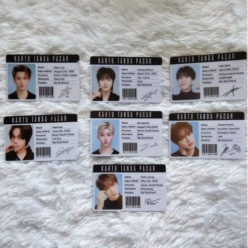 ID CARD KTP NCT DREAM