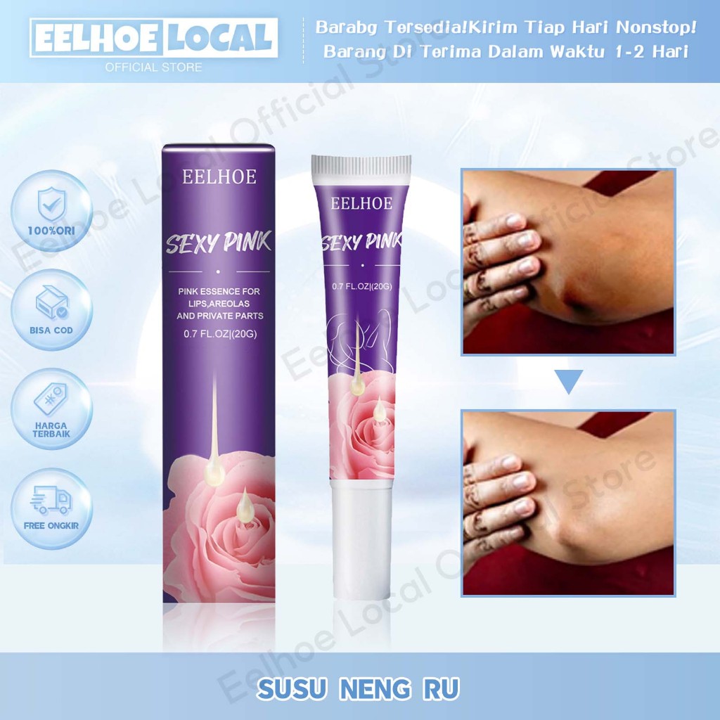 EELHOE Pemerah Bibir Dan Puting Miss V Vagina Hitam Cream Sexy Pink Brightening Cream Ketiak Dan Lip