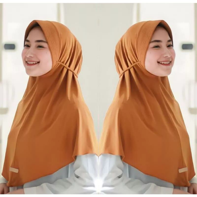 KERUDUNG TALI KEPANG BERGO TALI MALIKA HIJAB INSTAN