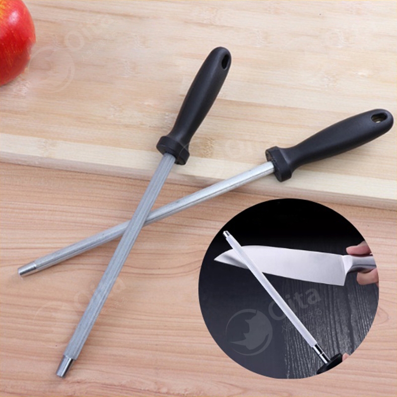 ID ALAT PENGASAH ASAH PISAU TONGKAT - PENGASAH PISAU DAGING ASAHAN PISAU STIK STAINLESS STEEL