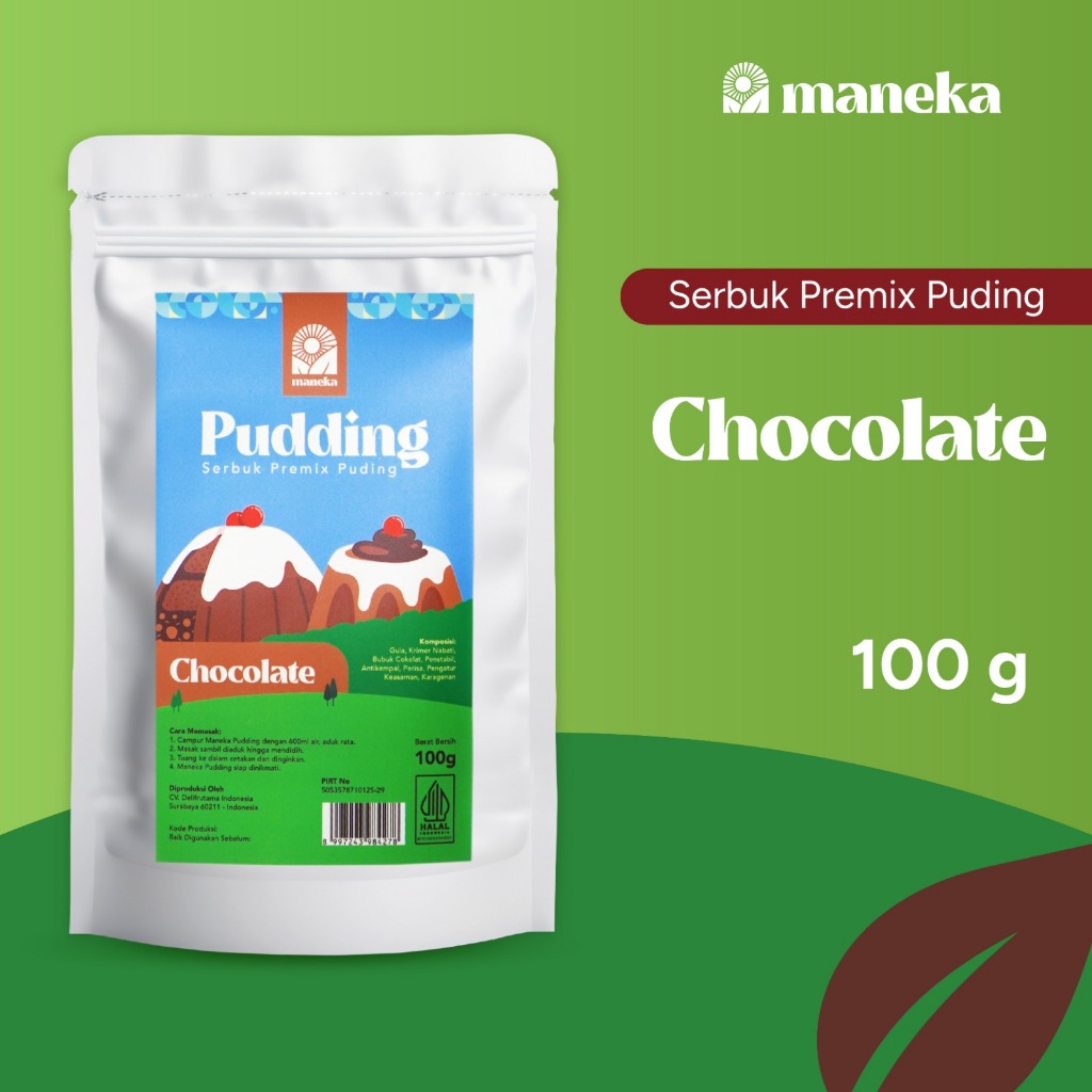 

Maneka Puding Cokelat - Chocolate Pudding Premix 100 Gr