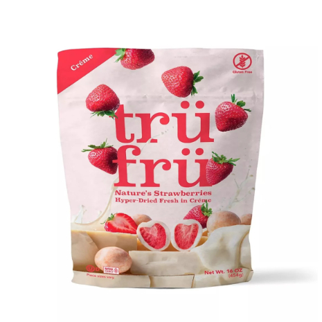 

Coklat Strawberry Trufru Strawberries & Crème 119 Gram