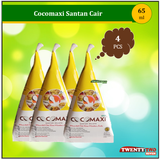 

Cocomaxi Santan Cair 65 ml (4 pcs)