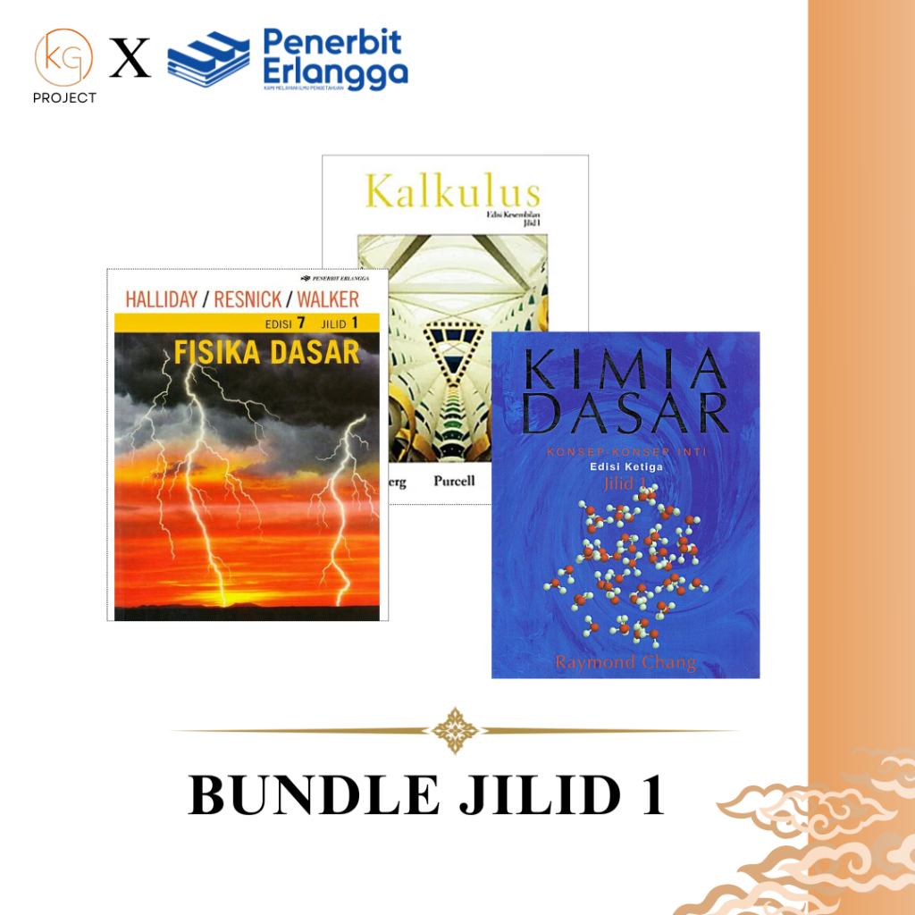 BUNDLE JILID 1 (PURCELL JD.1 + HALLIDAY JD.1 + R.CHANG JD.1)