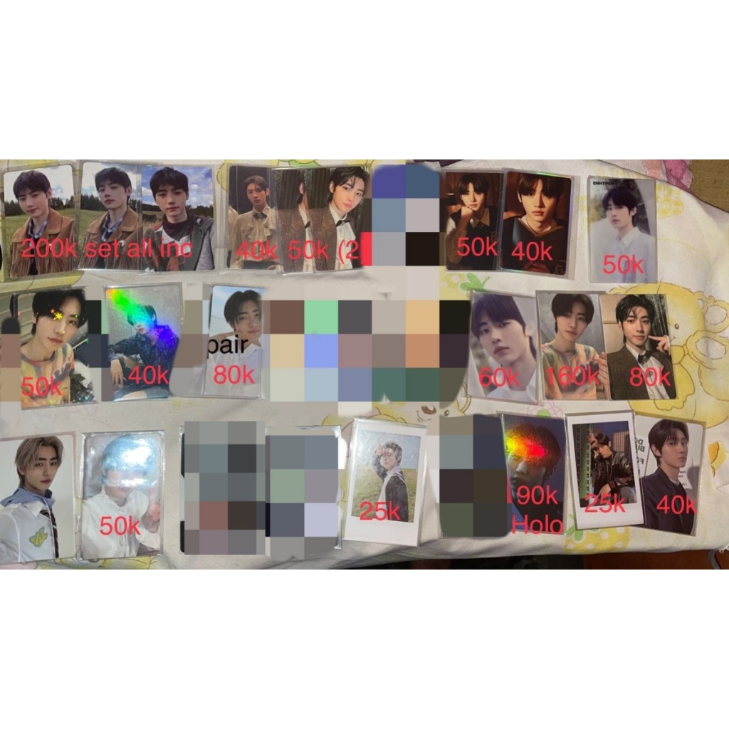 Photocard PC Sunghoon Album Jepang ENHYPEN BDO BDC D:D Dusk Up Down Hype Border Hakanai Charybdis Od