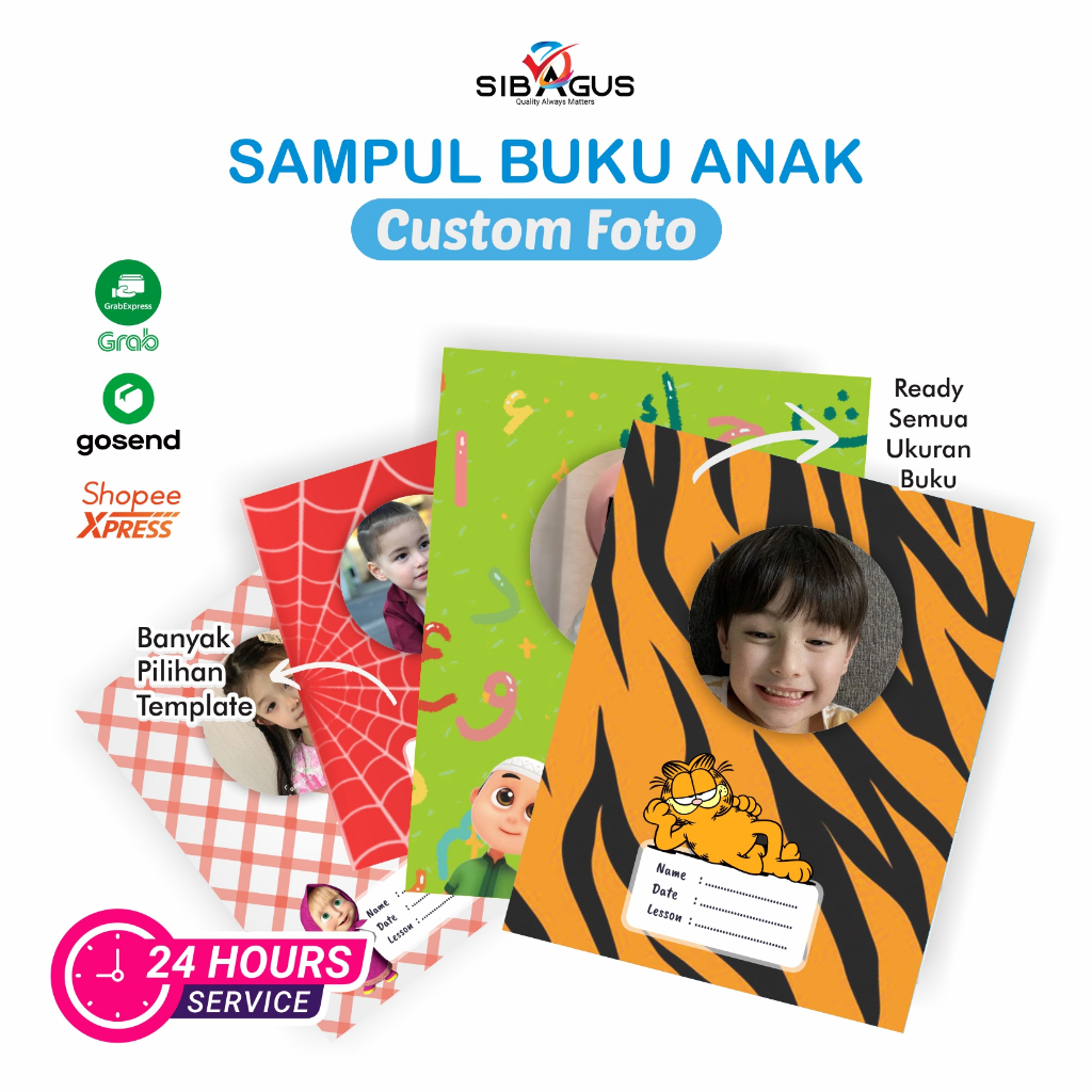 

Sampul Buku Kuromi | Cetak Sampul Buku|Custom Nama|Free Tamplate Desain