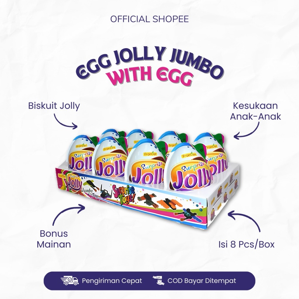 

EGG JOLLY JUMBO WITH TOY