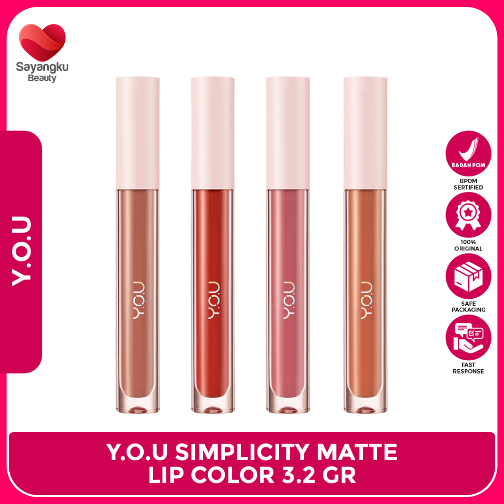 Y.O.U The Simplicity Matte Lip Color 3.2g