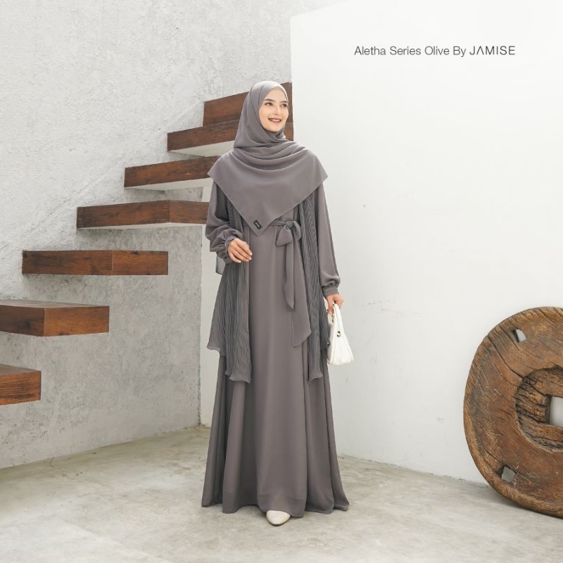 JAMISE | Aletha Series - Gamis dan Pashmina | Jamise Syari