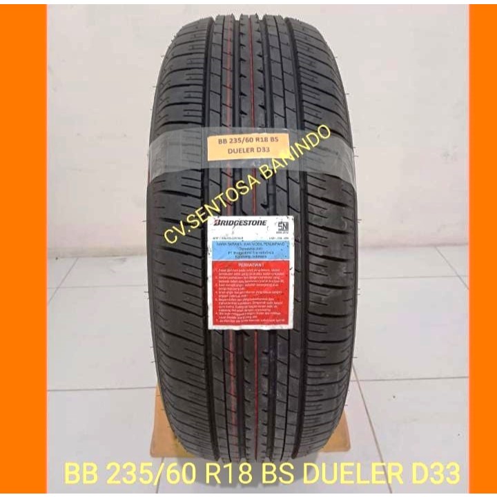 BAN BARU 235/60 R18 BS DUELER D33