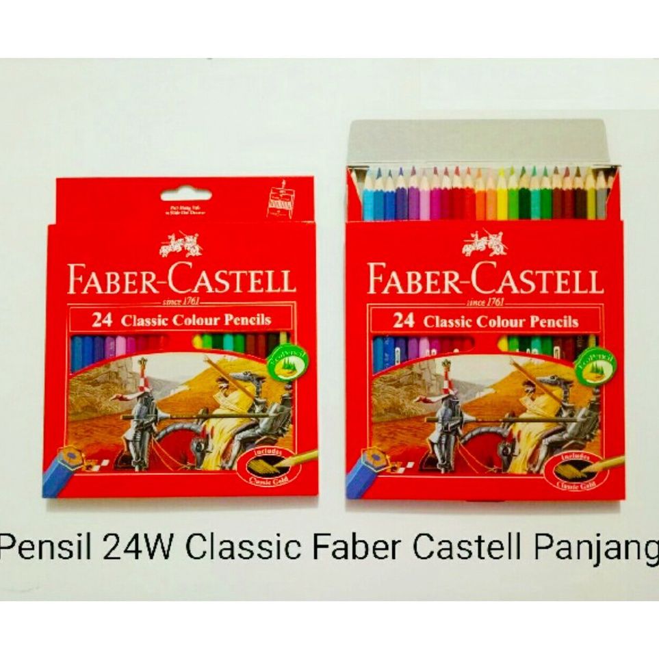 

KODE N6Y3 FABER CASTEL 24 W CLASSIC COLOUR PENCILSPensil WarnaColour Pencil