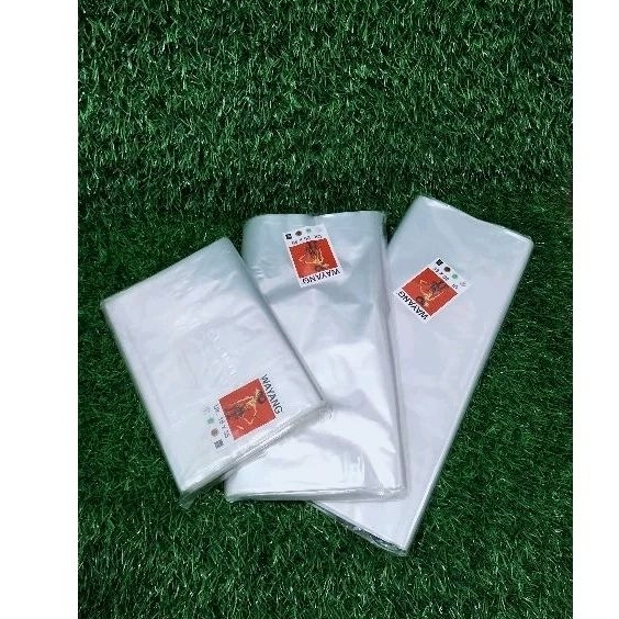 PLASTIK PP 03 WAYANG 18X35 / 25X40 / 30X45 / 40X60 Kantong Plastik Kemasan Bening Transparan Tebal