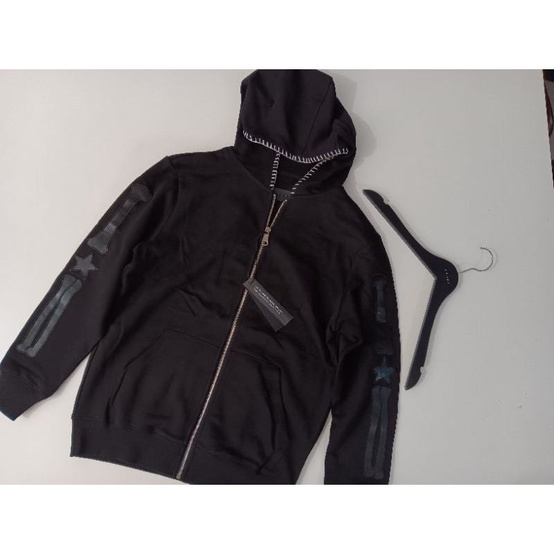 Rucas "Ultra Stitch" Leather Bones Hoodie