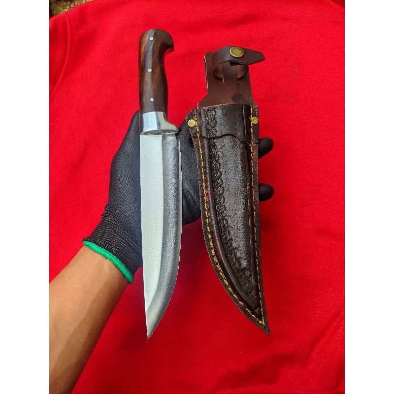 pisau skiner | pisau bushcraft | pisau iris serbaguna baja hss asli