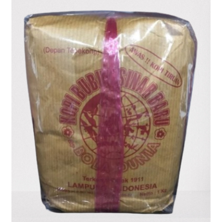 

Kopi Bubuk Sinar Baru Cap Bola Dunia Kemasan Lama (Bubuk Kasar) 1 Kg
