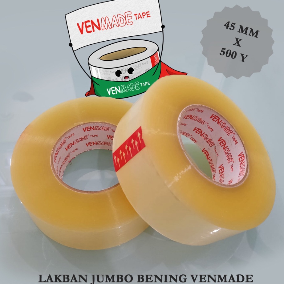 

Terlaris Lakban Jumbo VENMADE 48 MM x 5 Y