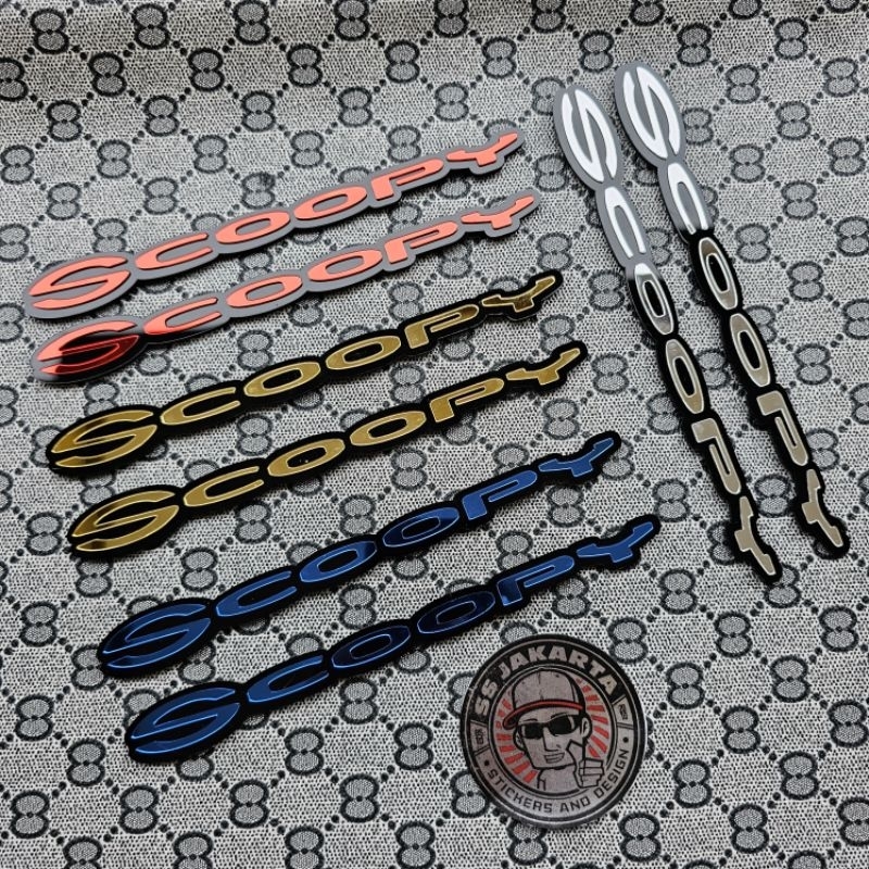 Emblem Scoopy 2017-2020 Akrilik