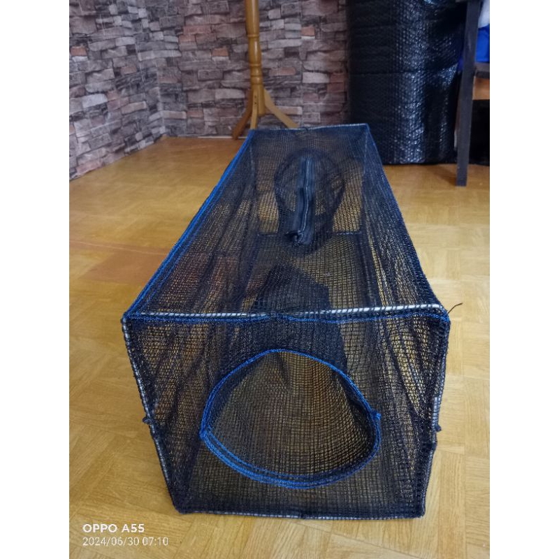 jaring perangkap bubu ikan 70x25x25 penangkap kepiting bubu ikan lele,belut,udang kawat anti karat