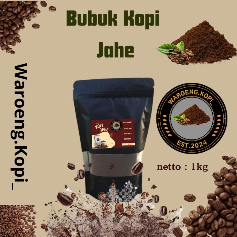 

Bubuk Kopi Jahe Rasa Nikmat kemasan 1kg