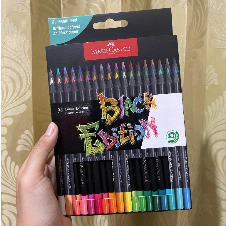

TBMO COLOUR PENCIL BLACK EDITION 36 FSC FABER-CASTEL 116436