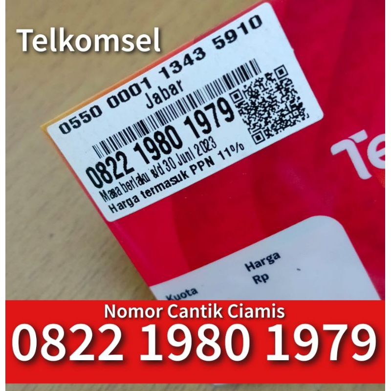 Nomor Cantik Telkomsel Seri Tahun Kartu Perdana Cantik Telkomsel