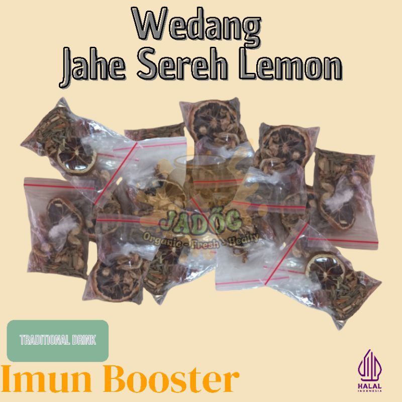 

Wedang Uwuh Jahe Sereh Lemon Herbal Alami Imun Bo0ster