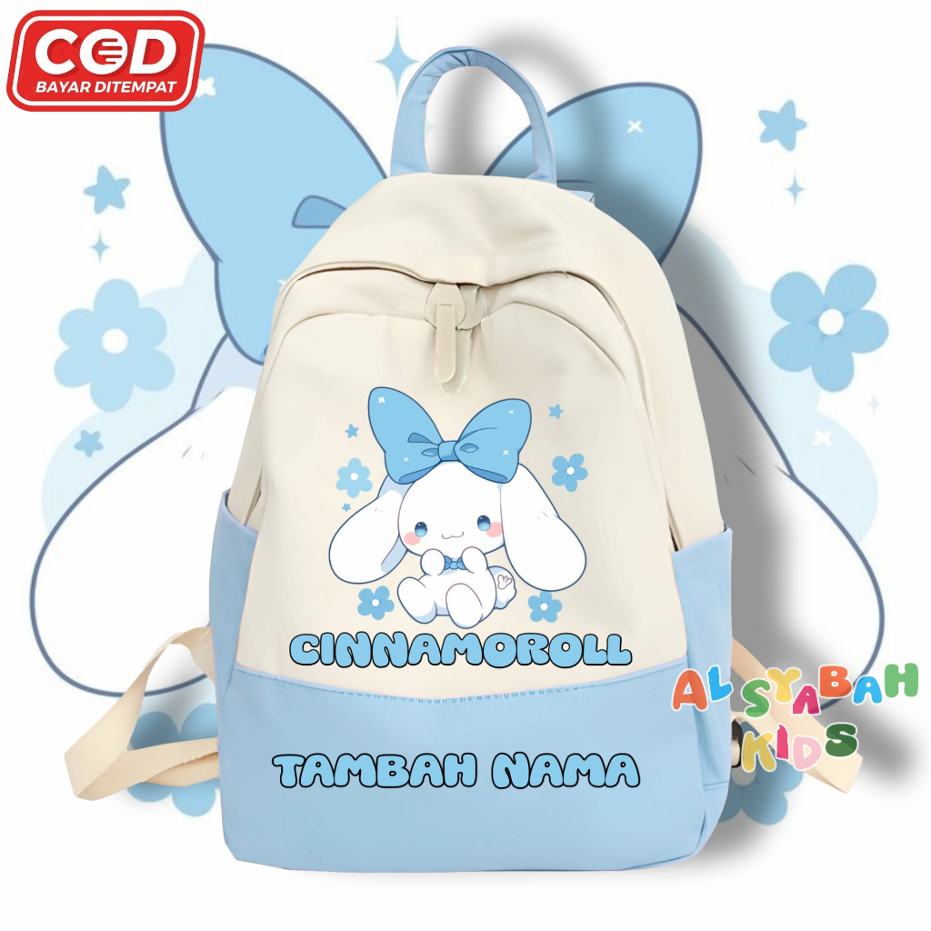 Tas Anak Cinnamoroll / Tas Sekolah Anak Cinnamoroll SD TK