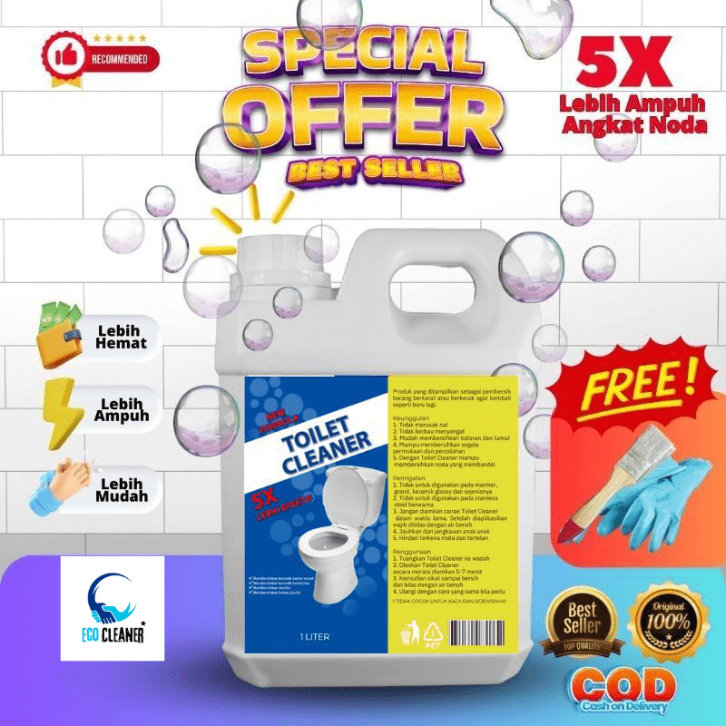 BEST CLEANER PEMBERSIH KERAK KAMAR MANDI TOILET STENLEES KRAMIK BEST CLEANER ISI 1000ML