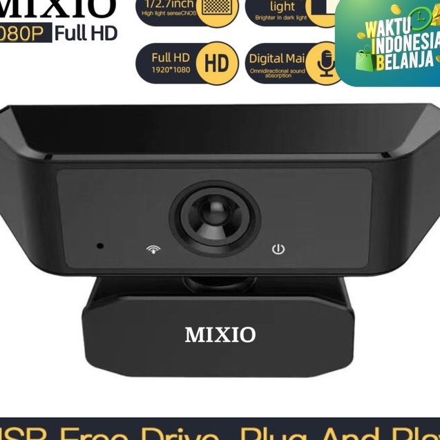 Potongan MIXIO Z1 18P Full Hd Webcam With Microphone Web cam 18P ORIGINAL