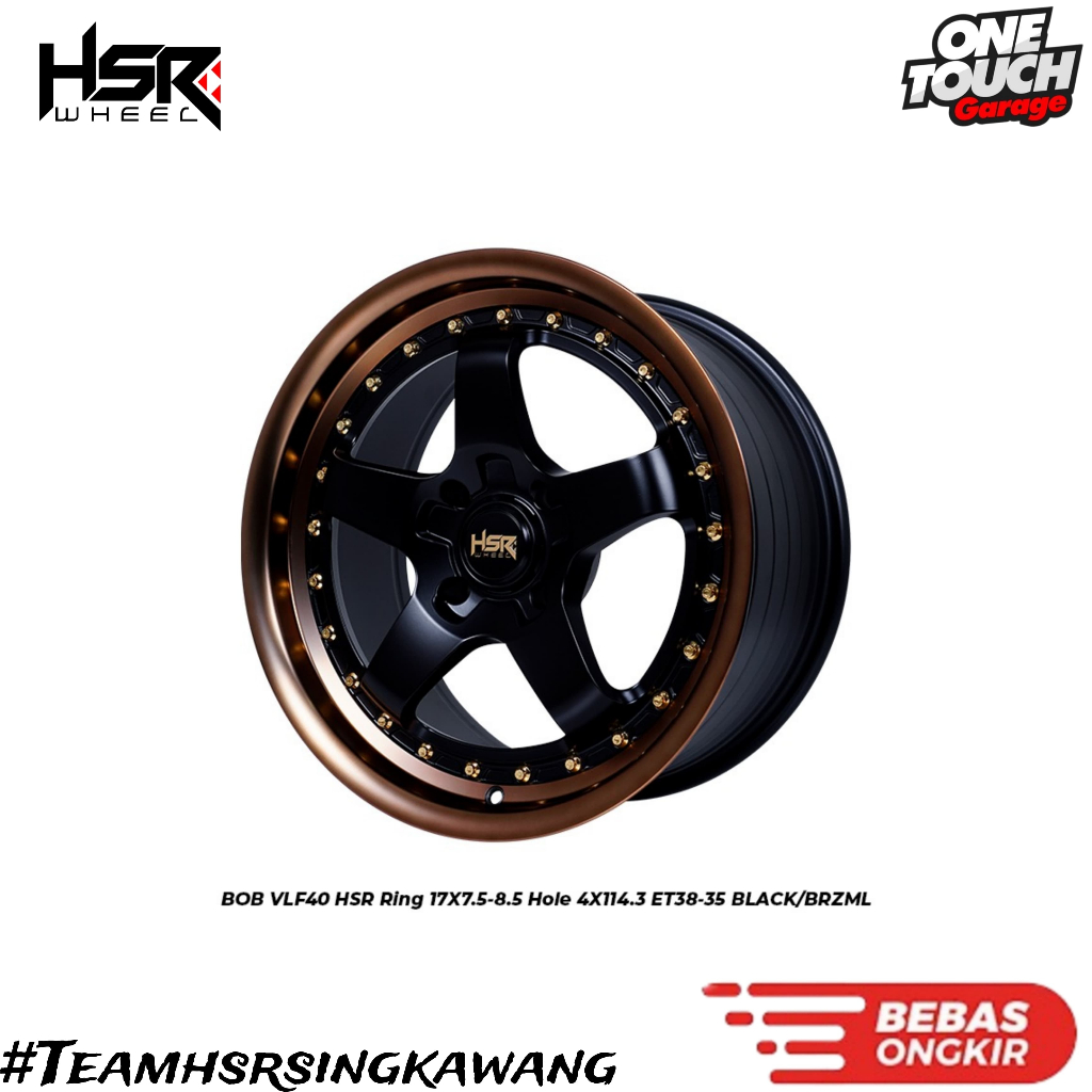 Velg mobil kijang, avanza, xenia, confero, grand livina hsr bob ring 17