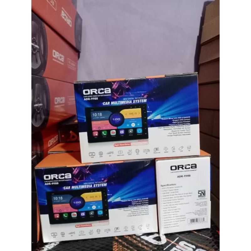 Head Unit Android Orca 7 Inch ADR-9988 Eco Lite Series Ram 2/32GB