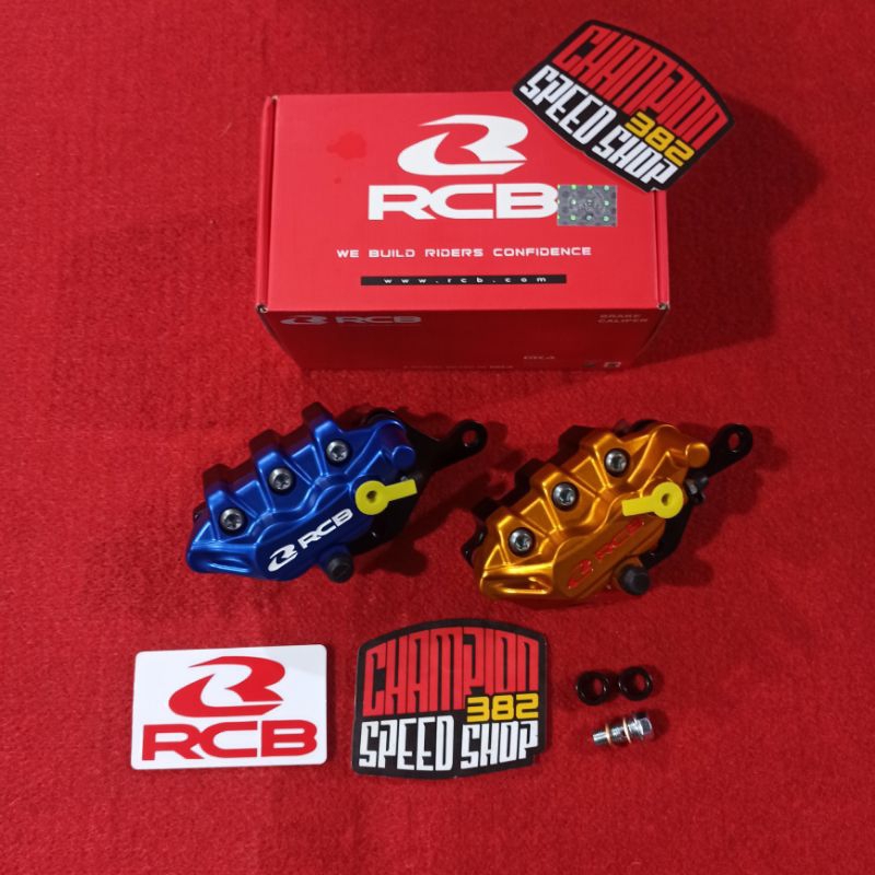 Kaliper Rem Depan RCB Racing Boy S Series 2 Piston Jupiter Z F1ZR Vega R Scorpio Old Nouvo Scorpio O