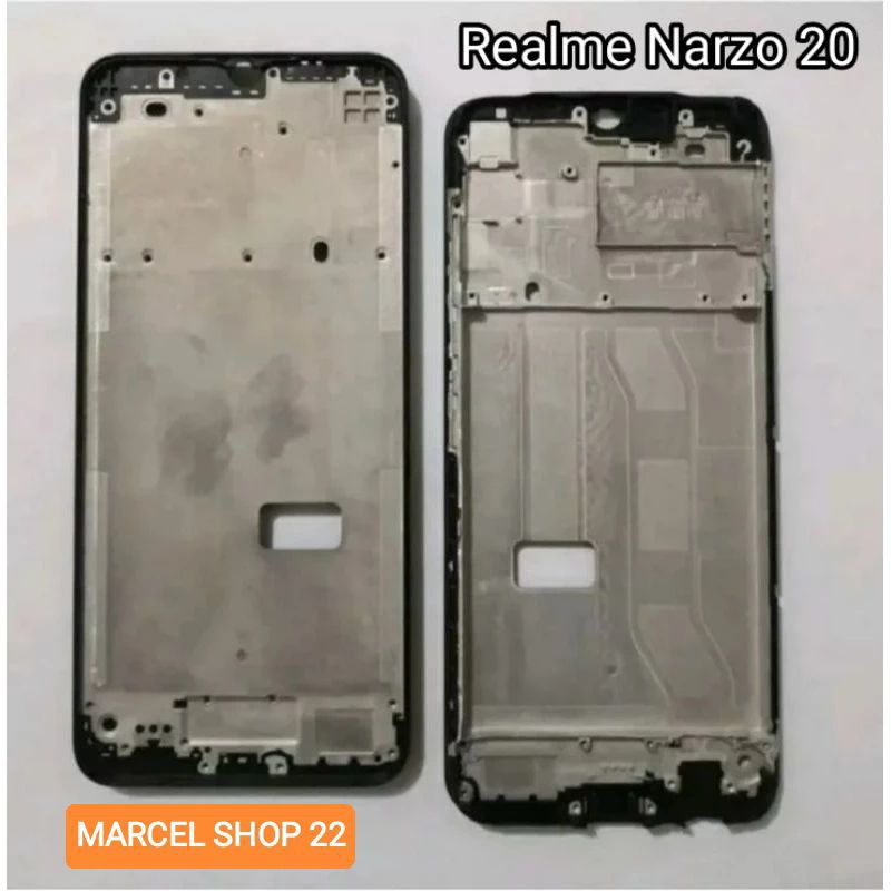 FRAME TULANG TENGAH REALME NARZO 20 MIDDLE FRAME TULANG LCD TATAKAN MESIN