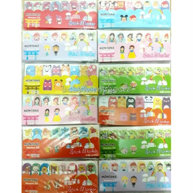 

PRODUCT TERPOPULER Stick noteMemo tempel Montana karakter