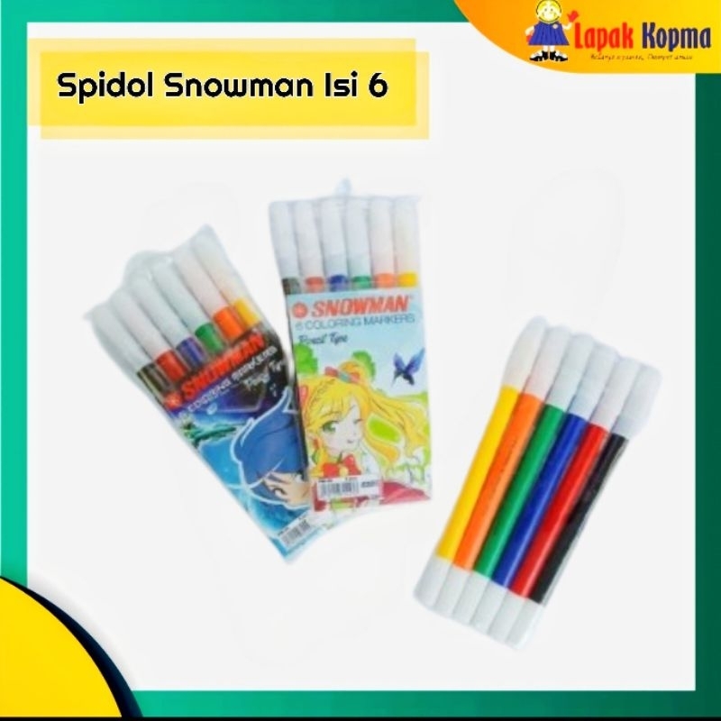

Spidol Snowman 1 Pack (isi 6)