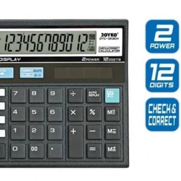 

SPESIAL BULAN INI Calculator Kalkulator Joyko DTC1313CH 12 Digits Check Correct