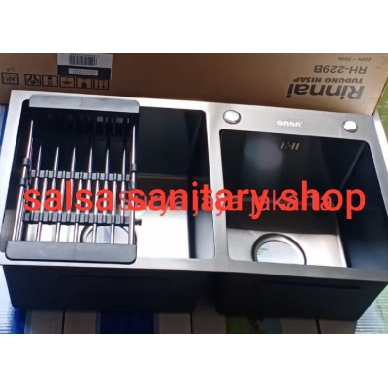 Promo kitchen sink ONAN 8245 Black//Kitchen sink 8245 hitam