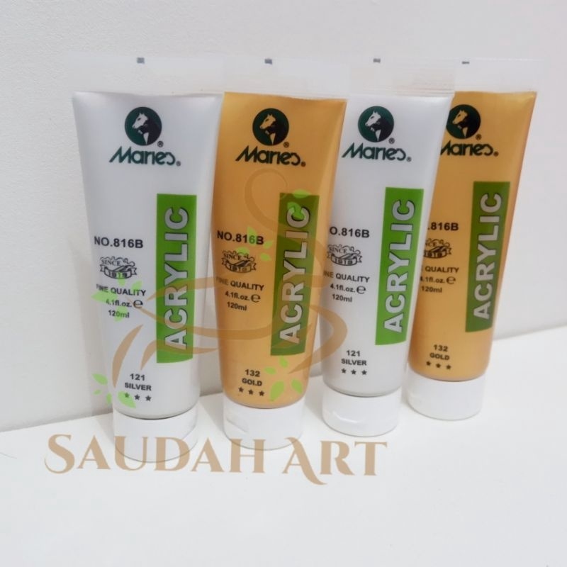 

PROMO Cat Acrylic Akrilik Maries 12ml GoldSilver