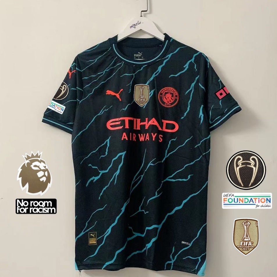 Murah Populer  BAJU BOLA JERSEY CITY 3RD 223 224 JERSEY BOLA BAJU JERSEY FUTSAL JERSEY MANCHESTER CI