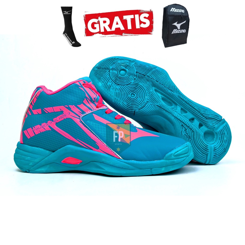 PRODUK TREND Sepatu voli Mizuno Thunderblade 3 Volly Ball Sepatu Voli Mizuno Wanita Terbaru Sepatu V