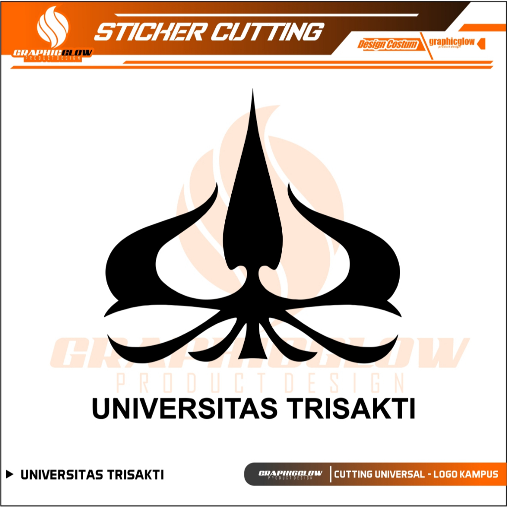 

CUTTING STIKER KAMPUS UNIVERSITAS TRISAKTI STICKER KACA MOBIL MOTOR BUKU LAPTOP HP WARNA CUTOM