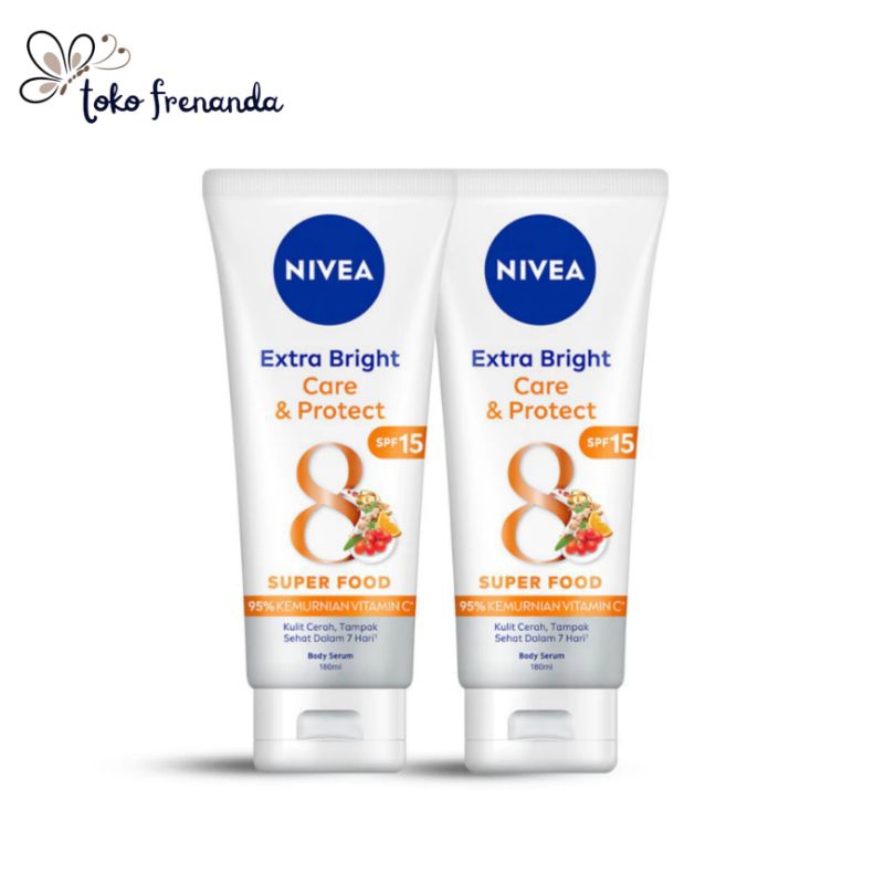 NIVEA CARE PROTECT SPF 15 isi 180ml Lotion and Body Wash Whitening 250 ML